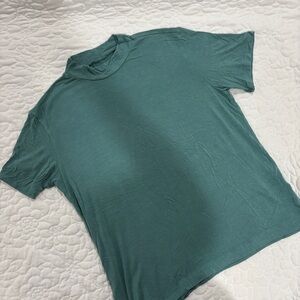 American Eagle Soft & Sexy Teal Mockneck Tshirt